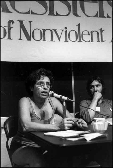 Norma speaking at WRL conference in Easton