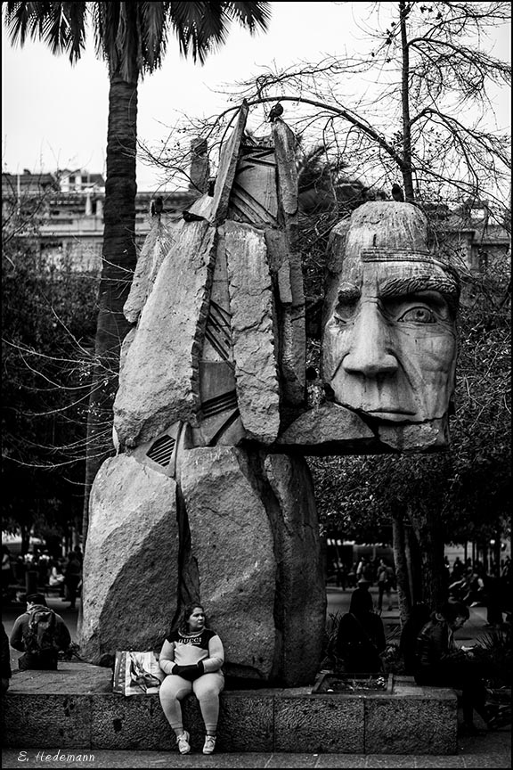 Plaza de Armas sculpture