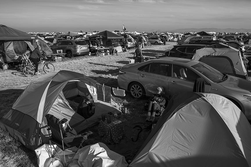 Solartown camping area north of Madras, OR