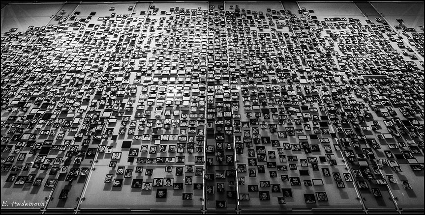 photos of people murdered, tortured, or disappeared under Pinochet's rein of terror
