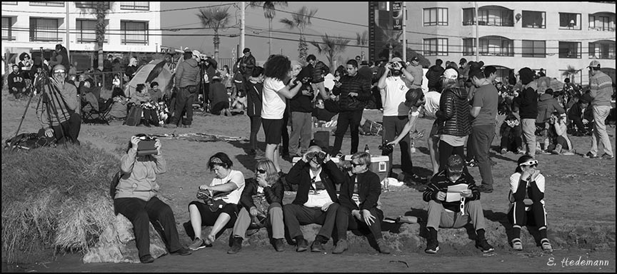 observers just before totality