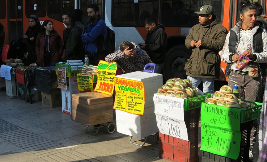 vegan food offered outside university